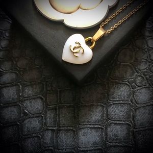 Last One! Beautiful Chanel Heart necklace